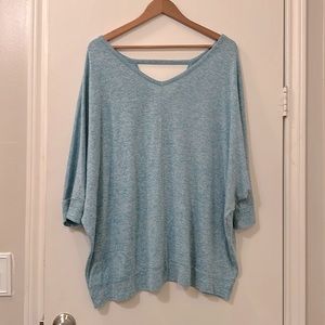 Lane Bryant light blue thin sweater